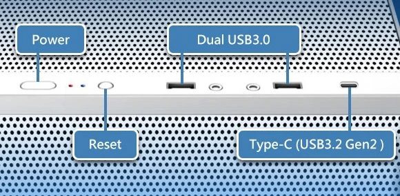 FSP CST360B, schwarz, Glasfenster