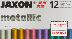 Jaxon Metallic Ölpastellkreide, 6 Farben, 12er-Set
