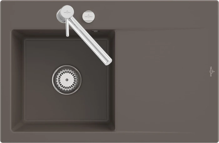 Villeroy & Boch Subway Style 45 Einbau Becken links mit Excenterbetätigung timber