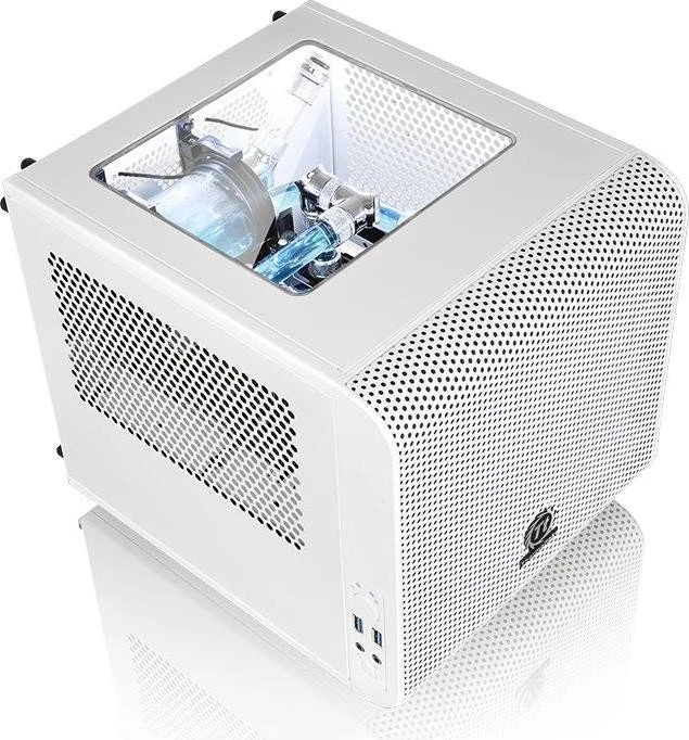 Thermaltake Core V1 Snow Edition, Acrylfenster, Mini-ITX