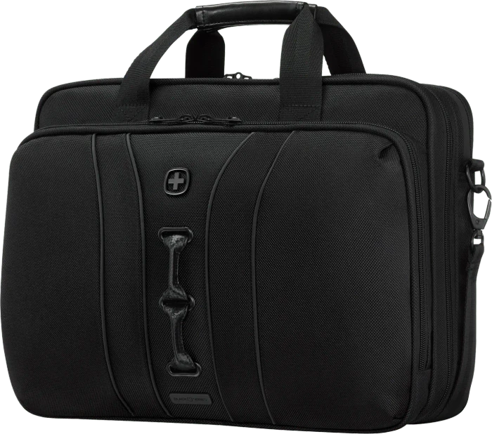 Wenger Legacy Black Series 16" Laptop-Aktentasche, schwarz