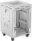 Lanberg 19" Rackschrank 15HE, LCD, freistehend, Flat Pack, V2, Glastür, IP20, RAL 7035, 600mm tief Vorschaubild