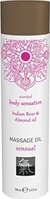 HOT Shiatsu Sensual Indian Rose & Almond Massageöl, 100ml