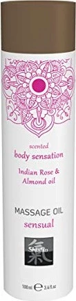 HOT Shiatsu Sensual Indian Rose & Almond Massageöl, 100ml