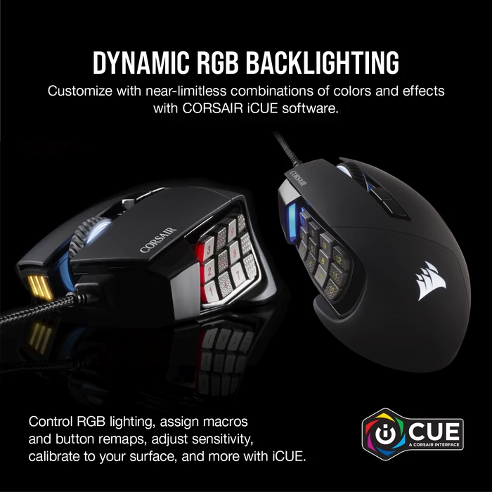 Corsair Scimitar RGB Elite, USB