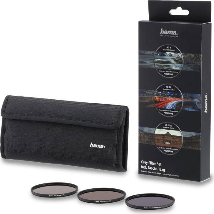 Hama Graufilter-Set ND8, ND64, ND1000 77mm