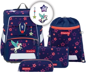Step by Step Space Shine Pegasus Night Nuala Schultaschen-Set, 5-tlg.