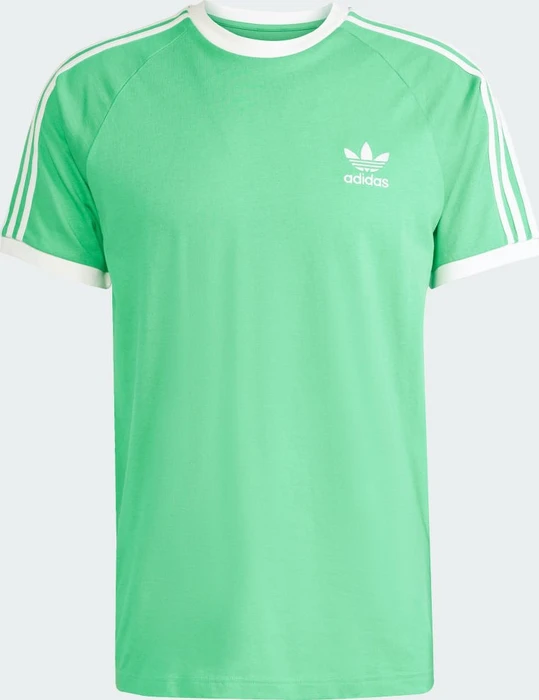 adidas Adicolor Classics 3-Streifen T-Shirt kurzarm energy green/white (Herren)