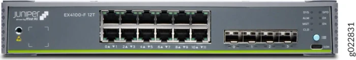 Juniper EX4100-F Desktop Gigabit Managed Switch, 12x RJ-45, 6x SFP+