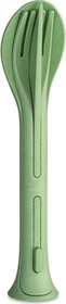 koziol Klikk Pocket Set Besteck nature leaf green