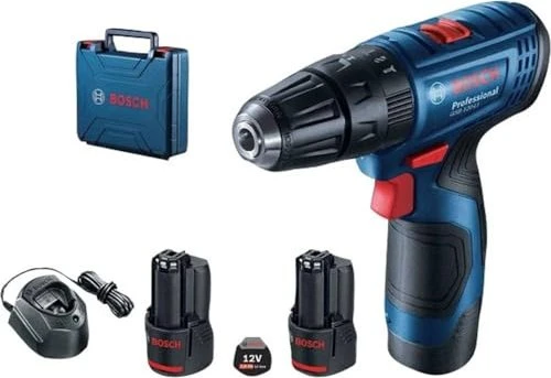 Bosch Professional GSR 120-Li Akku-Bohrschrauber inkl. Koffer + 2 Akkus 2.0Ah