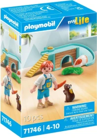 playmobil My Life Junge mit Meerschweinchen
