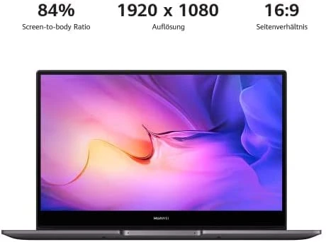 Huawei MateBook D 14 (2021) MateBook D 14 (2021), Space Grey, Core i5-1135G7, 16GB RAM, 512GB SSD, DE