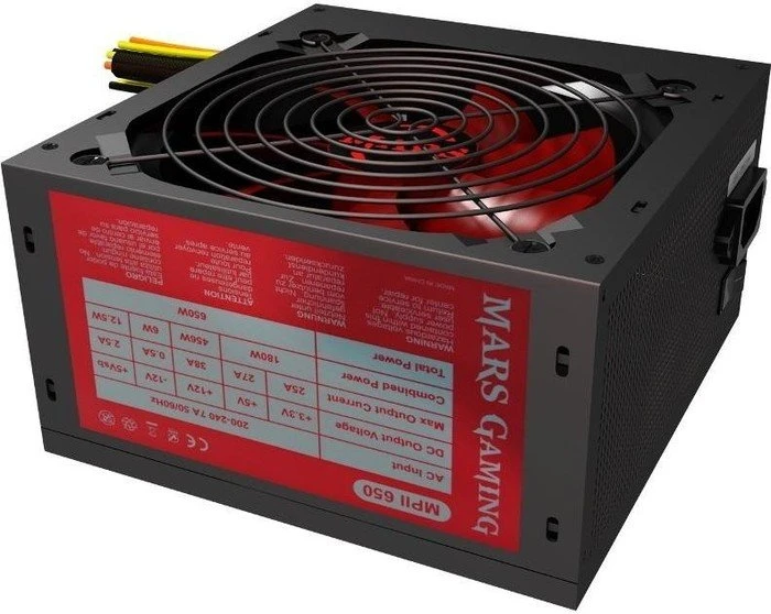 Mars Gaming MPII650 650W, ATX 2.3