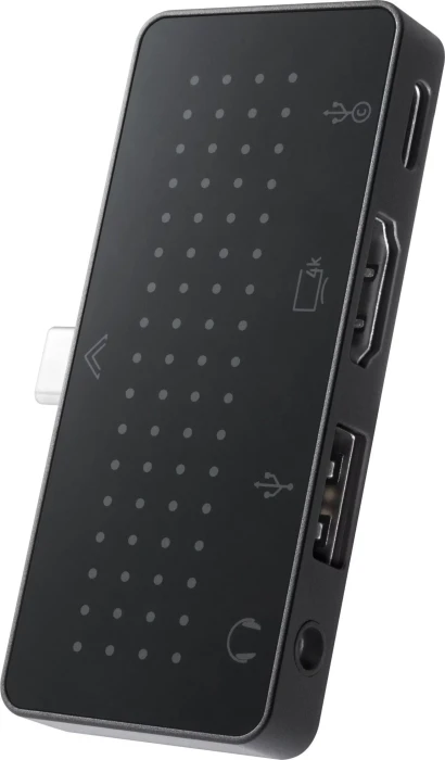 Twelve South StayGo mini schwarz, USB-C Hub, USB-C 2.0 [Buchse]