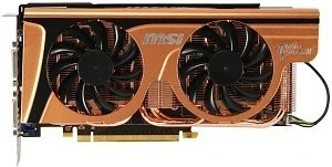 MSI GeForce GTX 560 Ti, N560GTX-Ti Twin Frozr II Golden Edition, 1GB GDDR5, 2x DVI, Mini HDMI