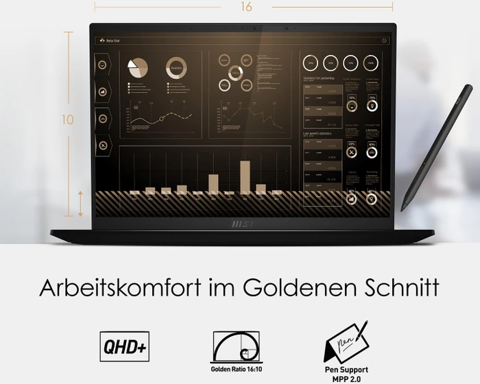 MSI Summit E16 Flip A12UCT-032, Ink Black, Core i7-1280P, 32GB RAM, 1TB SSD, GeForce RTX 3050, DE