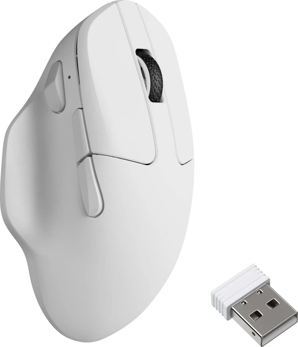 Keychron M7 8K Wireless Mouse weiß, USB/Bluetooth