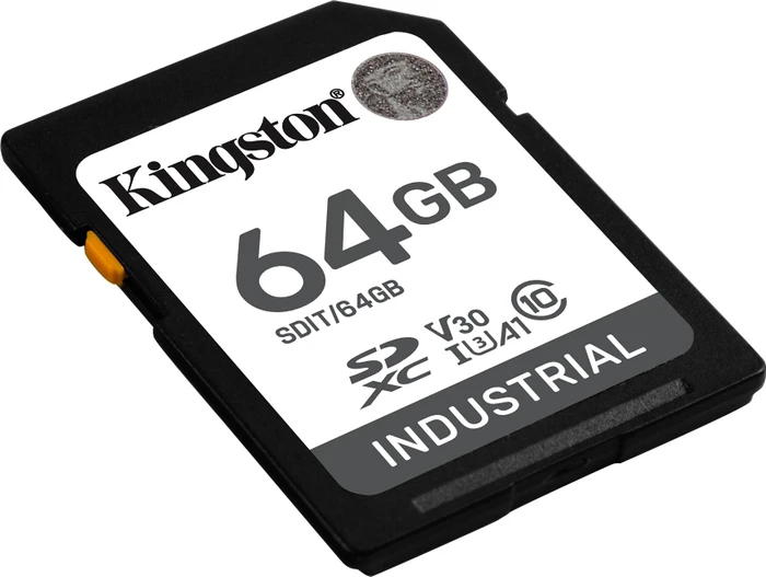 Kingston INDUSTRIAL R100/W80 64GB, UHS-I U3, A1, Class 10