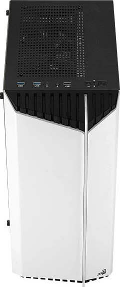 AeroCool Bionic V1, weiß, Glasfenster