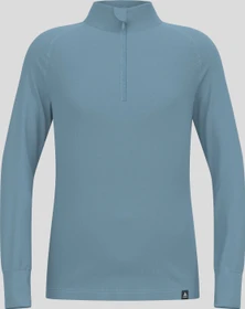 Odlo Active Warm Eco Half-Zip Funktionsshirt langarm provincial blue (Junior)