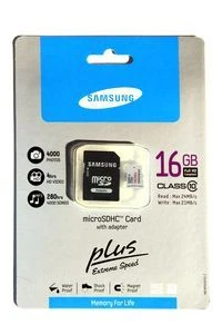 Samsung Plus R24/W21 16GB Kit, Class 10