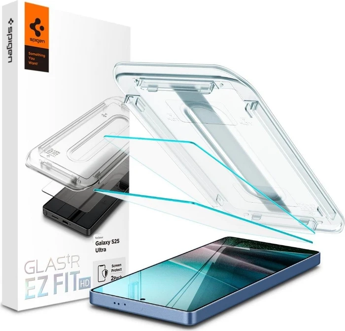 Spigen GLAS.tR EZ Fit HD Screen Protector für Samsung Galaxy S25 Ultra