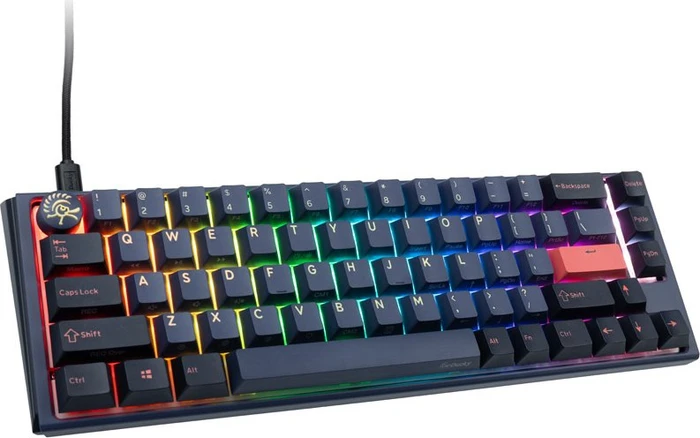 Ducky One 3 SF, Cosmic Blue, PBT, LEDs RGB, MX SILENT RGB RED, USB, US
