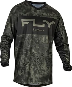 Fly Racing F-16 Trikot langarm grün/schwarz (Herren)