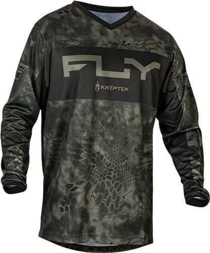 Fly Racing F-16 Trikot langarm grün/schwarz (Herren)