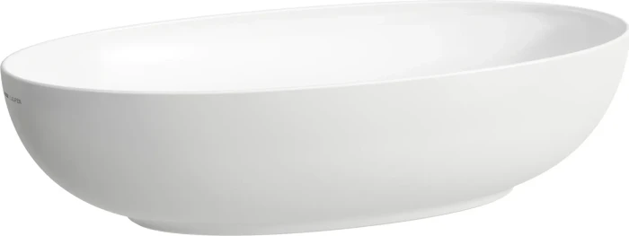 Laufen Ilbagnoalessi Waschtisch-Schale, oval, inkl. Ablaufventil mit Ventilabdeckung Keramik, weiß LCC