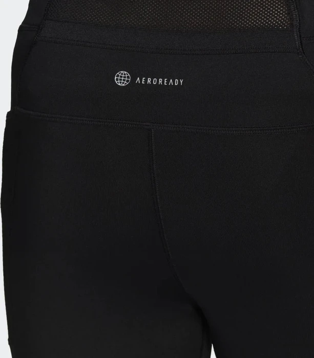 adidas Run Icons 3-Bar Warm Tight Laufhose lang schwarz (Herren)