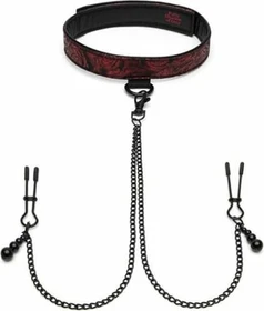 Fifty Shades of Grey Sweet Anticipation Collar Nipple Clamps