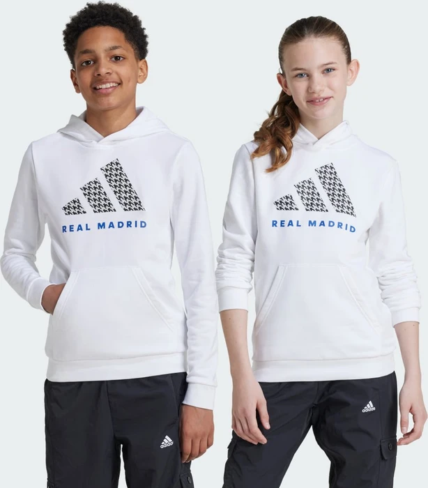 adidas Real Madrid Hoodie weiß (Junior)