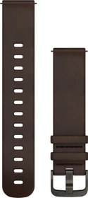 Garmin Schnellwechsel Ersatzarmband 20mm Leder dark brown/slate