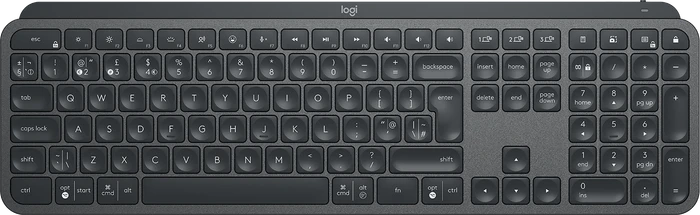 Logitech MX Keys for Business, Logi Bolt, schwarz, USB/Bluetooth, UK