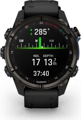 Garmin Descent Mk3i 43mm mit Silikonarmband carbon grey/black