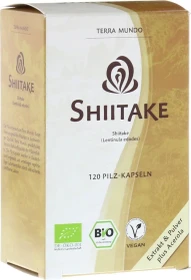 Terra Mundo Shiitake BIO Vitalpilz Kapseln, 120 Stück