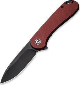 Civivi Elementum Flipper Taschenmesser burgundy g10/black stonewashed d2