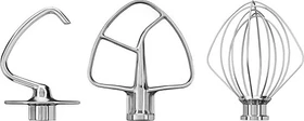 KitchenAid 5KSM5TH3PSS Küchenmaschinen Zubehörset, 3-tlg.