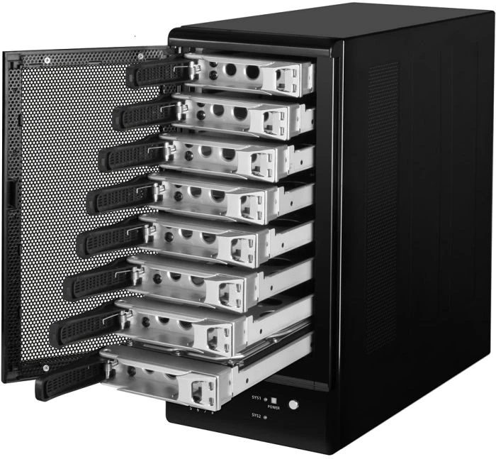 Sharkoon 8-Bay RAID-Station, USB-B 3.0/eSATA