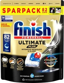 Finish Powerball Ultimate Plus Geschirrspültabs, 82 Stück