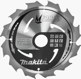 Makita M-Force Kreissägeblatt 12Z, 190x2x30mm, 1 Stück