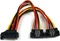 StarTech Y-Stromkabel SATA 15-Pin Stecker auf 2x SATA 15-Pin Buchse, 0.15m Vorschaubild