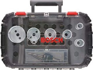 Bosch Professional BiM Progressor for Wood and Metal Elektriker Lochsägen-Sortiment inkl. Koffer, 9-tlg.