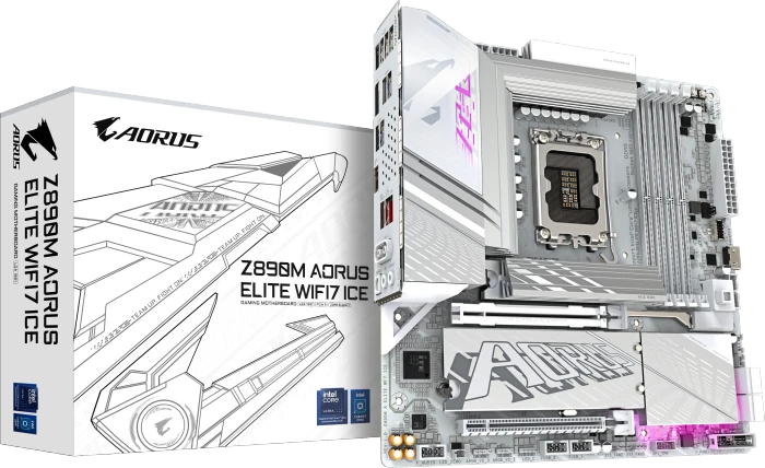 GIGABYTE Z890M AORUS Elite WIFI7 ICE (Intel 1851)
