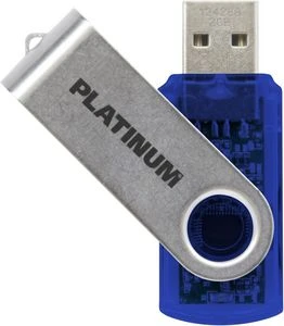 BestMedia Platinum Twister 32GB blau, USB-A, USB 2.0