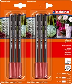 edding 1255 Kalligrafiestift stahlblau sortiert, 3er-Set