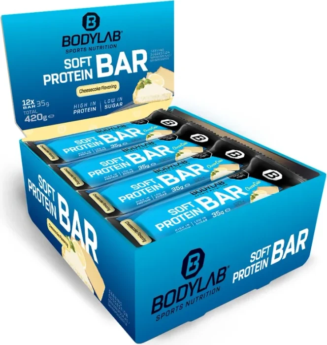 BodyLab24 Soft Protein Bar Cheesecake 420g (12x 35g)