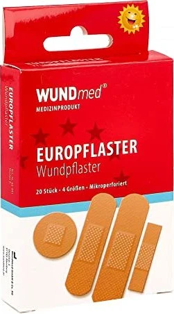 WUNDmed Europflaster 4 Größen, 20 Stück